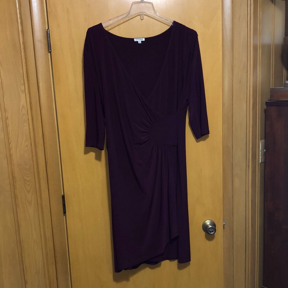 Womens, Ciara Cinch, Dress, Deep Magenta by Kitiona
